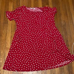Susan Graver Polka Dot Dress Size 2X